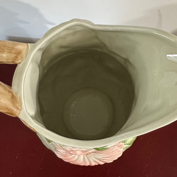 1987 VINTAGE 2 QT FITZ & FLOYD 3D HUMMING BIRD PITCHER - Picture 6 of 9